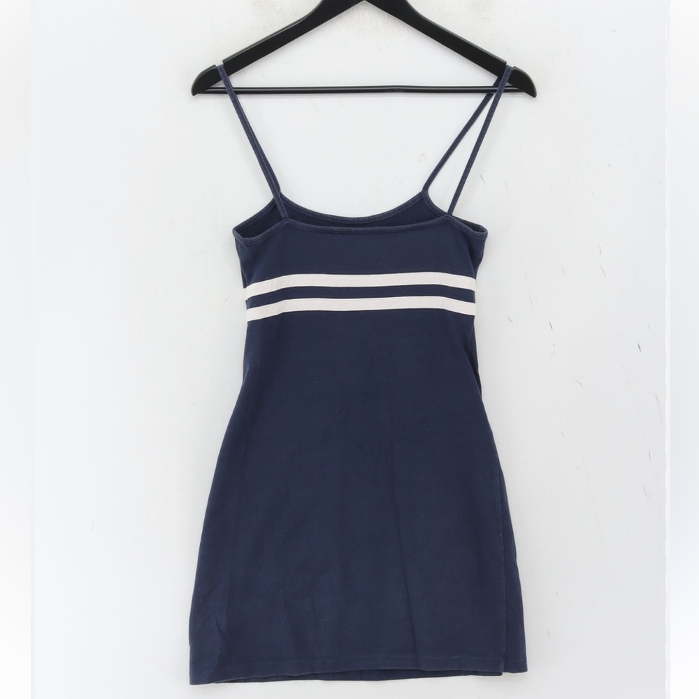 Brandy Melville Navy White Stripped Dress